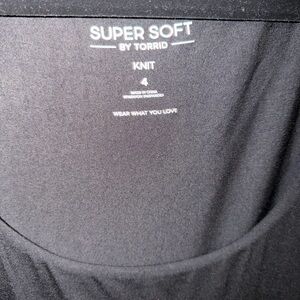 Torrid Black Super Soft Knit Dress